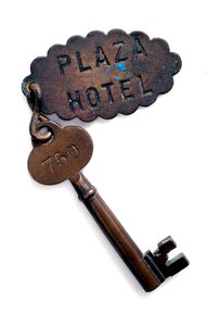 Hotelschlüssel, 1890-1910 (Metall)