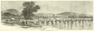 Howards Korps überquert den Chattahoochee, Juli 1864