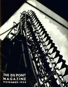 Industriemaschinen, Titelseite des DuPont Magazins, November 1930