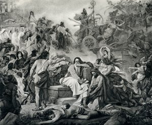 Jeremia beim Fall Jerusalems, aus 