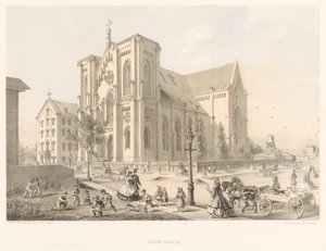 Jesuitenkirche, Kirche der Heiligen Familie, Chicago 1866 von American School