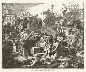 Juden als Gefangene nach Babylon geführt