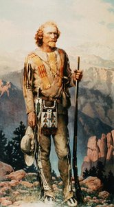 Jim Baker (1818-98) (Farblithografie) von American School