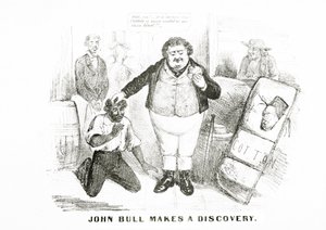 John Bull macht eine Entdeckung (Lithografie)