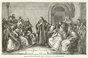 Johannes Hus vor dem Konzil von Konstanz