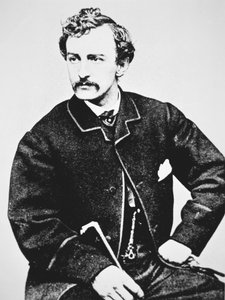 John Wilkes Booth (1838-65), Mörder von Abraham Lincoln von American School
