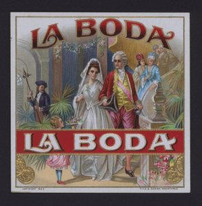 La Boda, Zigarrenetikett von American School