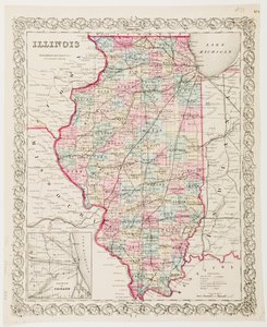 Karte von Illinois