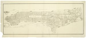 Karte der Stadt New York, erstellt unter der Leitung der Kommissare der Metropolitan Fire Department, zeigt die Lage der Gebäude im Besitz und Gebrauch der Metropolitan Fire Department und der Metropolitan Police Department