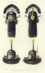 Maske von Kokko Thlanna (großer Gott) von Newekwe von American School