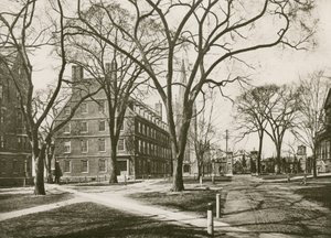 Massachusetts Hall, Harvard University, Cambridge von American School