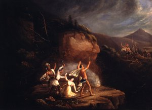 Massaker an Jane McCrea, 1777, frühes 19. Jahrhundert