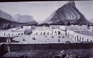 Mexikanisch-Amerikanischer Krieg (1846-48), Monterrey, erobert von General Zachary Taylor von American School