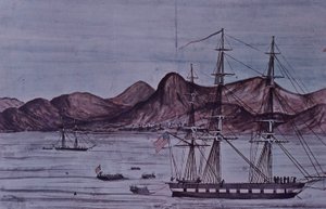 Mexikanisch-Amerikanischer Krieg (1846-48), US-Marine landet Truppen in Loreto