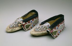 Mokassins, Chippewa, ca. 1835