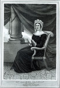 Mrs. Rachel Jackson, veröffentlicht von Joseph How, ca. 1850-1900 von American School