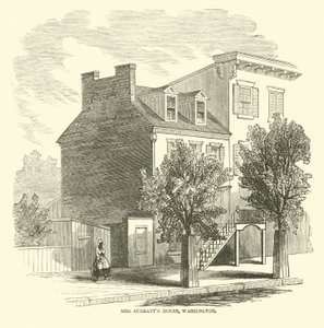 Mrs. Surratts Haus, Washington, April 1865 von American School