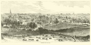 Natchez auf dem Hügel, Mai 1862 von American School