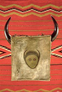 Navajo-Büffelmonddecke aus Arizona