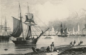 New Orleans in Louisiana, Gravur, Vereinigte Staaten von Amerika