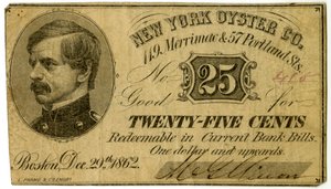 New York Oyster Co., 119 Merrimac & 57 Portland St., 1862 von American School