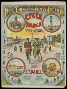 New York und Coney Island Fahrradmarsch von American School