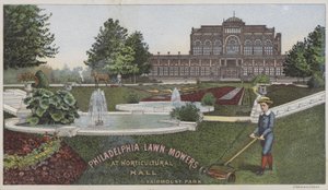 Philadelphia Rasenmäher in der Horticultural Hall von American School