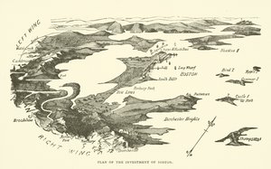 Plan der Belagerung von Boston von American School