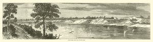 Port Hudson vom gegenüberliegenden Ufer, Mai 1863