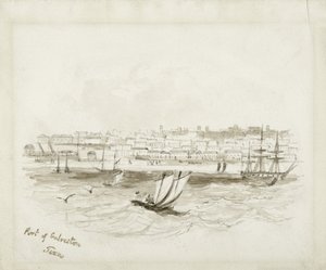 Hafen von Galveston, Texas, späte 1800er Jahre