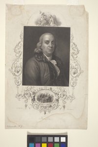 Porträt von Benjamin Franklin
