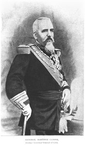 Porträt von General Martinez Campos (1831-1900) aus The Story of Cuba von Murat Halstead, veröffentlicht 1898