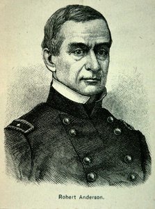 Porträt von Major Robert Anderson (1805-71)