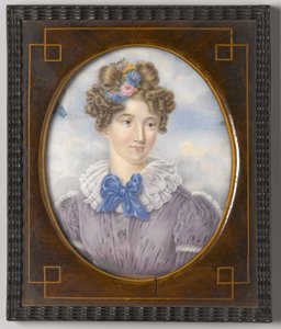 Porträt einer jungen Frau von American School