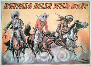 Plakat für Buffalo Bills Wild West Show von American School