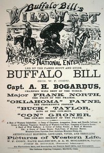 Plakat für Buffalo Bills (1846-1917) Wild West Show