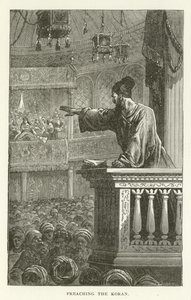 Predigen des Korans von American School