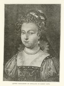 Königin Elisabeth von England in jungen Jahren von American School