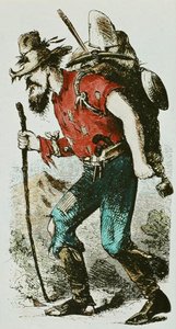 Zerlumpter Goldgräber