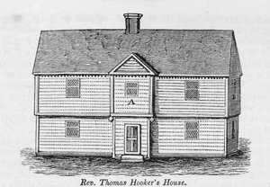 Haus von Reverend Thomas Hooker, aus 