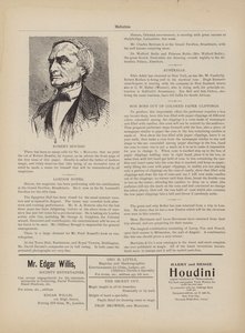 Robert Houdin, Werbungen