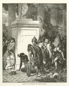 Rom geplündert von den Galliern von American School