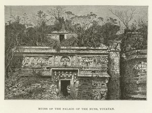 Ruinen des Palastes der Nonnen, Yucatan