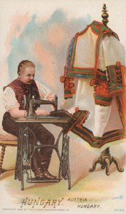 Nähmaschine, Ungarn, Österreich-Ungarn von American School