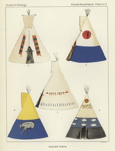 Siouan-Zelte von American School