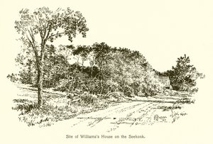 Standort des Williamss-Hauses am Seekonk