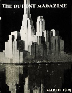 Wolkenkratzer, Titelseite des DuPont Magazins, März 1929