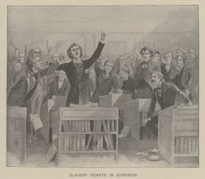 Sklavereidebatte im Kongress von American School