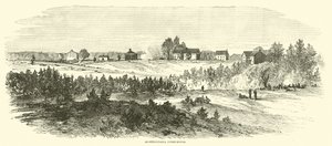 Spottsylvania Gerichtsgebäude, Mai 1864 von American School