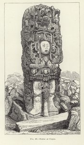 Statue in Copan